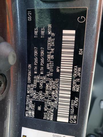 JTEMU5JR5M5924793 - 2021 TOYOTA 4RUNNER SR5/SR5 PREMIUM 灰色 照片 14