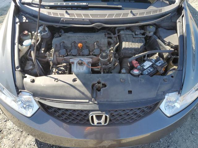 2HGFG12949H510241 - 2009 HONDA CIVIC EXL ნაცრისფერი ფოტო 11