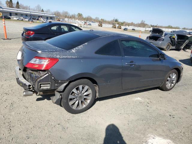 2HGFG12949H510241 - 2009 HONDA CIVIC EXL ნაცრისფერი ფოტო 3