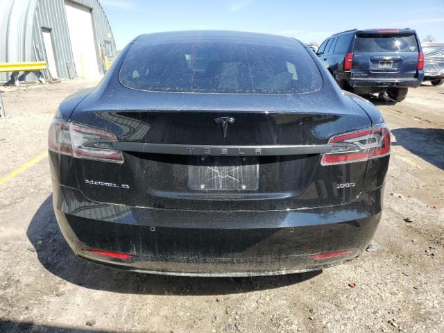 5YJSA1E2XHF217168 - 2017 TESLA MODEL S შავი ფოტო 6