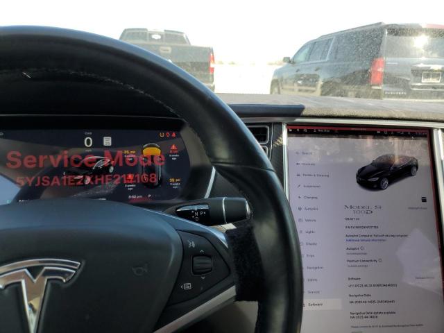 5YJSA1E2XHF217168 - 2017 TESLA MODEL S შავი ფოტო 9