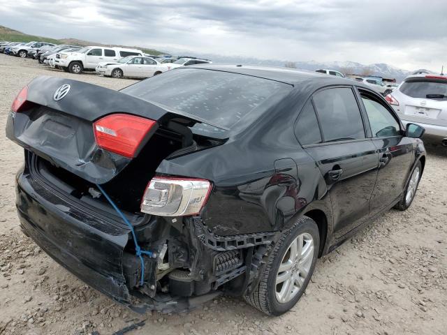 3VW2K7AJ1EM394659 - 2014 VOLKSWAGEN JETTA BASE Schwarz Foto 3