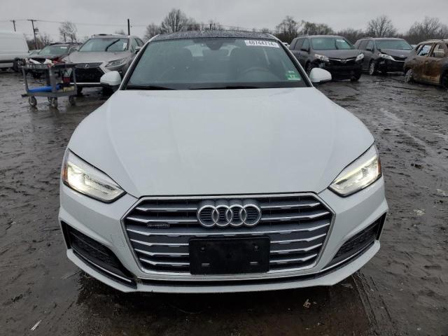 WAUDNCF54JA132582 - 2018 AUDI A5 PREMIUM S LINE WHITE photo 5