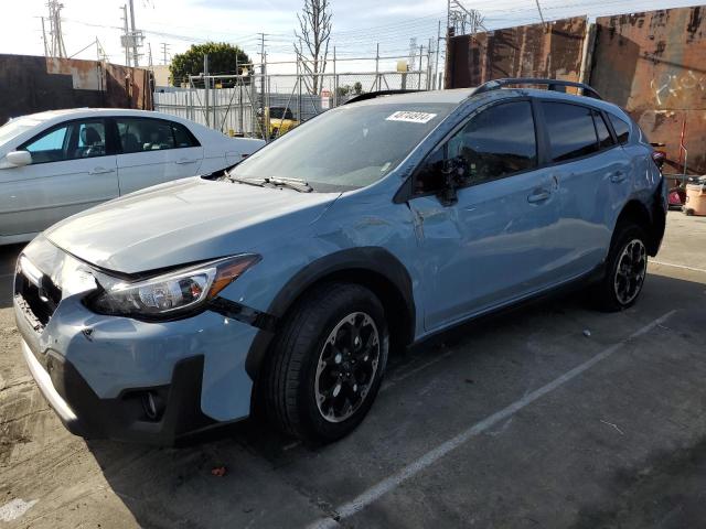 JF2GTAECXM8299598 - 2021 SUBARU CROSSTREK PREMIUM BLUE photo 1