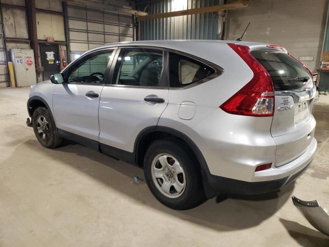 5J6RM4H31FL033527 - 2015 HONDA CR-V LX SILVER photo 2