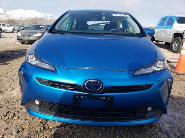 JTDL9MFU2M3024664 - 2021 TOYOTA PRIUS LE BLUE photo 5