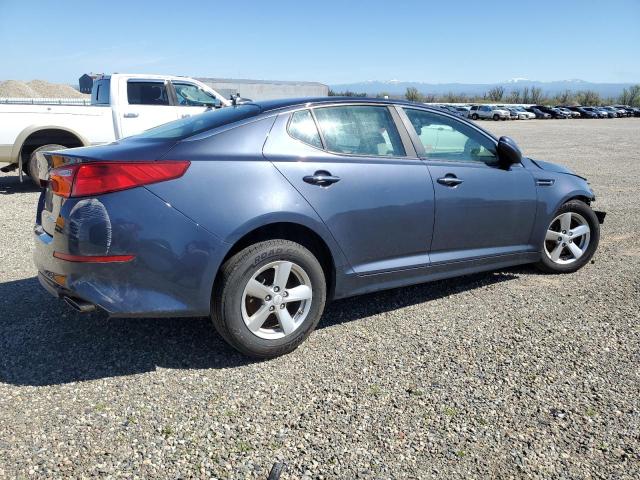 5XXGM4A74FG491380 - 2015 KIA OPTIMA LX BLUE photo 3