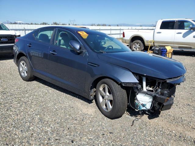 5XXGM4A74FG491380 - 2015 KIA OPTIMA LX BLUE photo 4