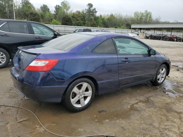 2HGFG128X6H558460 - 2006 HONDA CIVIC EX BLUE photo 3