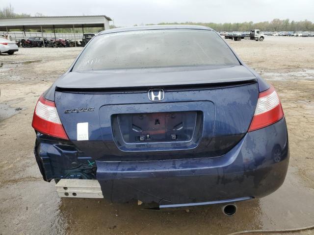 2HGFG128X6H558460 - 2006 HONDA CIVIC EX BLUE photo 6