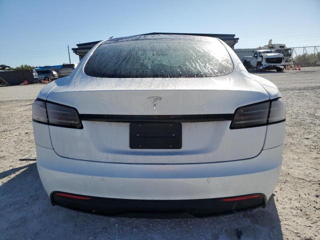 5YJSA1E5XPF498316 - 2023 TESLA MODEL S WHITE photo 6