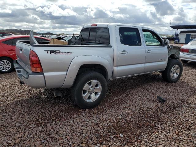 5TELU42N98Z487213 - 2008 TOYOTA TACOMA DOUBLE CAB GRAY photo 3