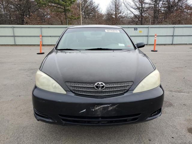 JTDBE32K540269224 - 2004 TOYOTA CAMRY LE BLACK photo 5