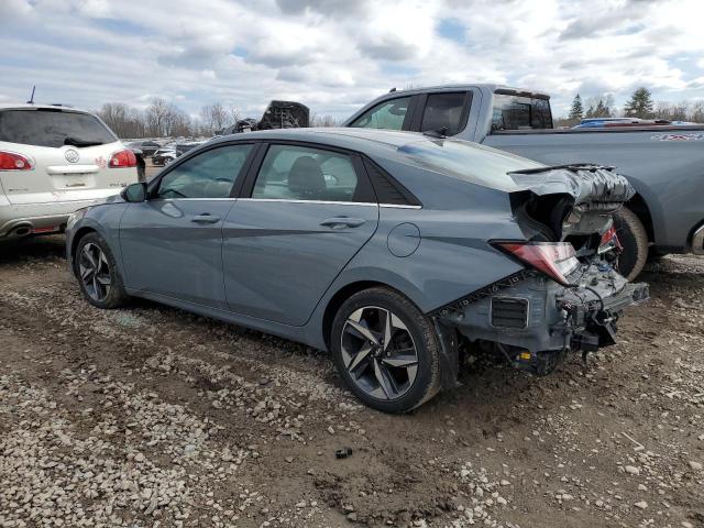 KMHLN4AJ0NU014490 - 2022 HYUNDAI ELANTRA LIMITED GRAY photo 2