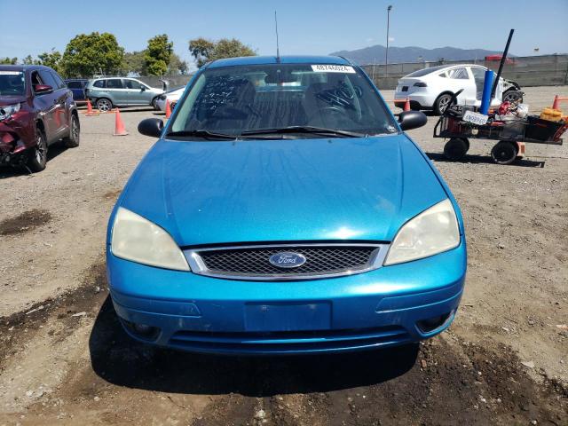 1FAHP34N17W158396 - 2007 FORD FOCUS ZX4 BLUE photo 5