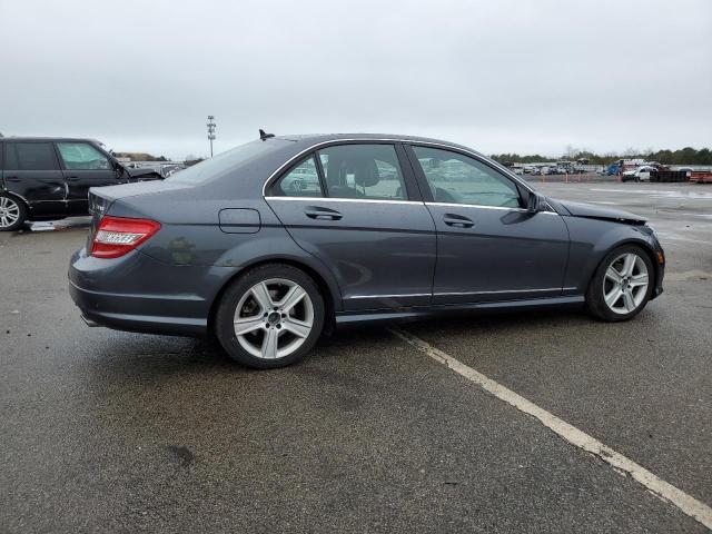 WDDGF8BB6BR156963 - 2011 MERCEDES-BENZ C 300 4MATIC GRAY photo 3