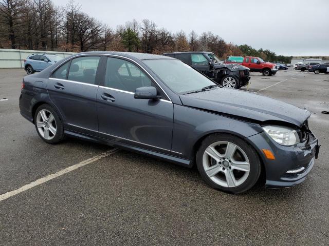 WDDGF8BB6BR156963 - 2011 MERCEDES-BENZ C 300 4MATIC GRAY photo 4