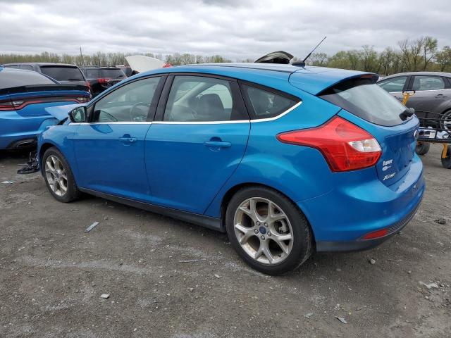 1FADP3N29EL350523 - 2014 FORD FOCUS TITANIUM BLUE photo 2