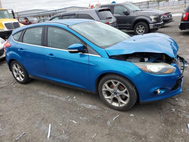 1FADP3N29EL350523 - 2014 FORD FOCUS TITANIUM BLUE photo 4