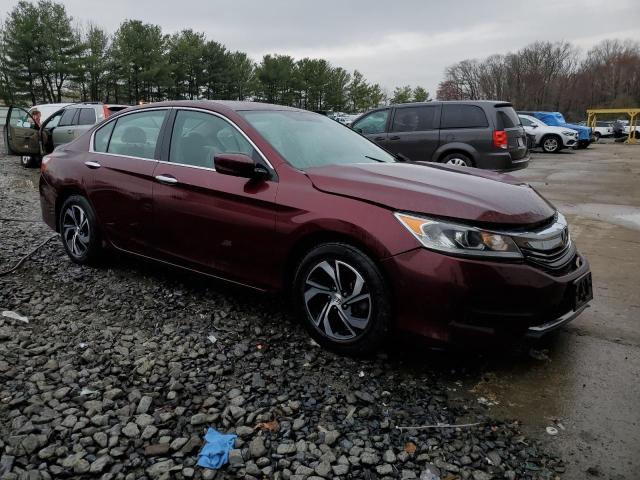 1HGCR2F34GA039454 - 2016 HONDA ACCORD LX BURGUNDY photo 4