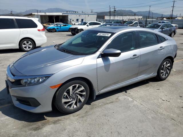 2HGFC2F78JH574264 - 2018 HONDA CIVIC EX SILVER photo 1