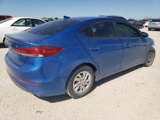 5NPD74LF8HH146830 - 2017 HYUNDAI ELANTRA SE BLUE photo 3