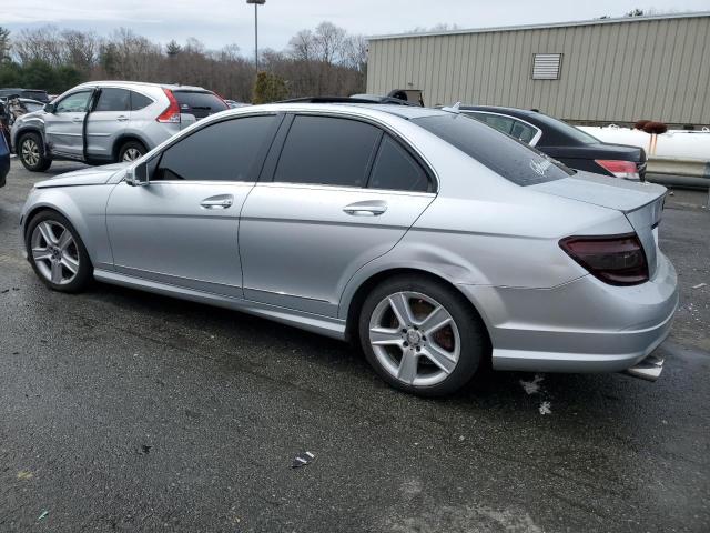 WDDGF8BB9AR124538 - 2010 MERCEDES-BENZ C 300 4MATIC SILVER photo 2