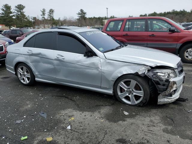 WDDGF8BB9AR124538 - 2010 MERCEDES-BENZ C 300 4MATIC SILVER photo 4