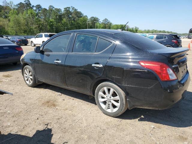 3N1CN7AP0EL806842 - 2014 NISSAN VERSA S BLACK photo 2