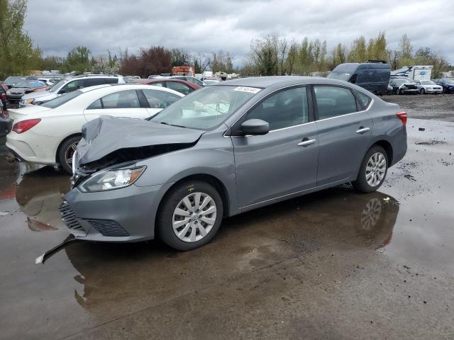 3N1AB7AP0GY289841 - 2016 NISSAN SENTRA S GRAY photo 1