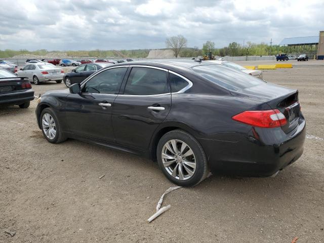 JN1BY1AR2BM370613 - 2011 INFINITI M37 X BLACK photo 2