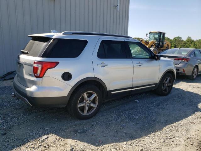 1FM5K8D81HGD43543 - 2017 FORD EXPLORER XLT SILVER photo 3