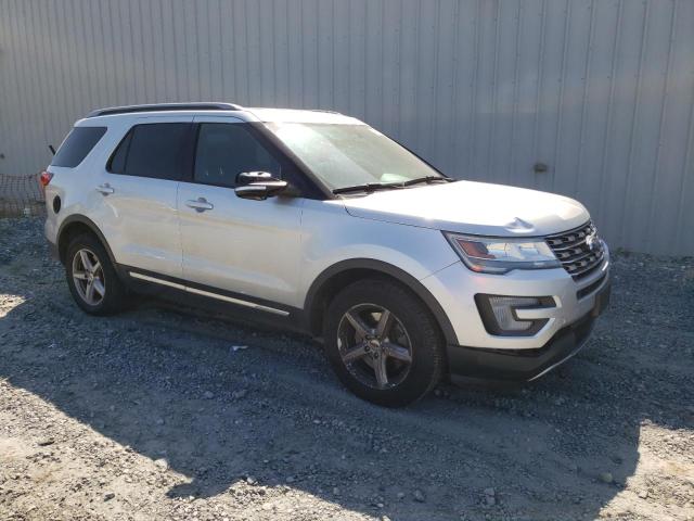 1FM5K8D81HGD43543 - 2017 FORD EXPLORER XLT SILVER photo 4