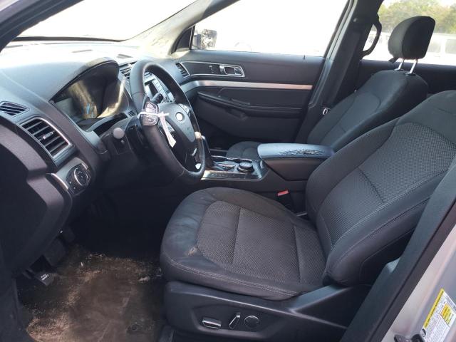 1FM5K8D81HGD43543 - 2017 FORD EXPLORER XLT SILVER photo 7