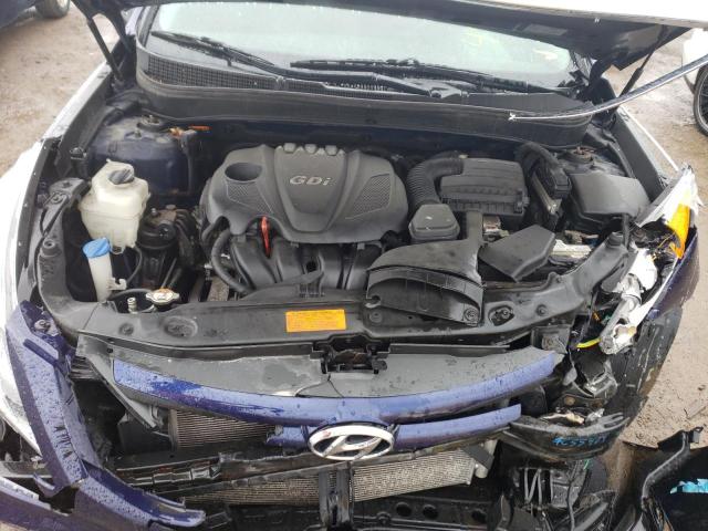 5NPEB4ACXEH938694 - 2014 HYUNDAI SONATA GLS BLUE photo 11