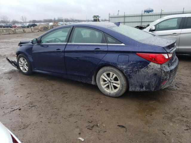 5NPEB4ACXEH938694 - 2014 HYUNDAI SONATA GLS BLUE photo 2