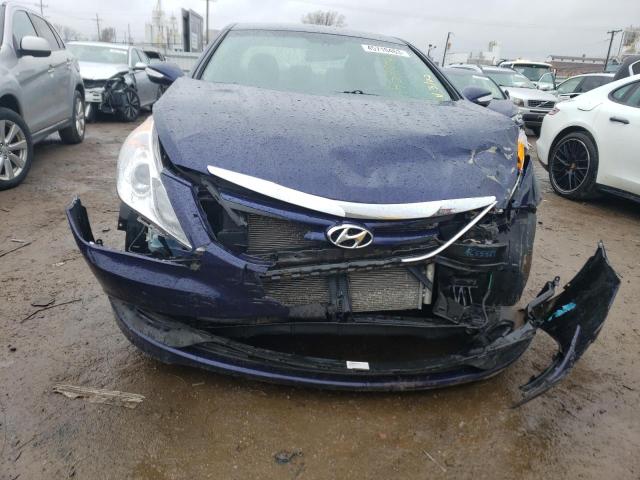 5NPEB4ACXEH938694 - 2014 HYUNDAI SONATA GLS BLUE photo 5