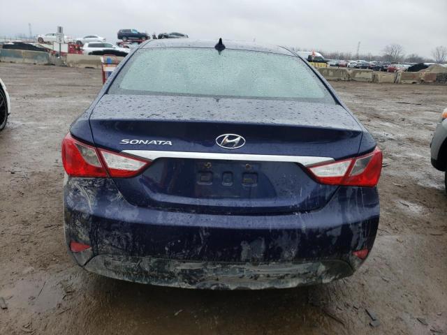 5NPEB4ACXEH938694 - 2014 HYUNDAI SONATA GLS BLUE photo 6