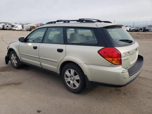 4S4BP61C857332603 - 2005 SUBARU LEGACY OUTBACK 2.5I BEIGE photo 2