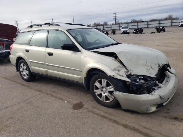 4S4BP61C857332603 - 2005 SUBARU LEGACY OUTBACK 2.5I BEIGE photo 4