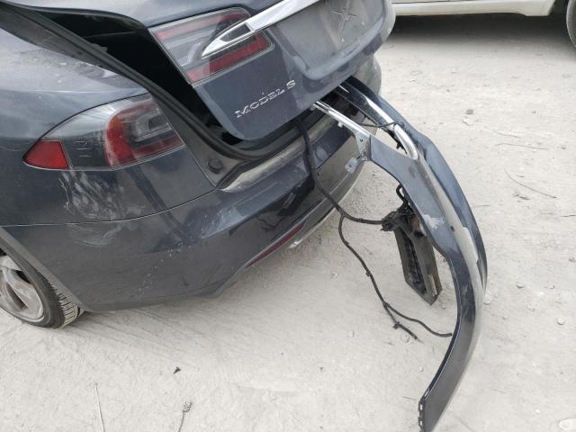 5YJSA1E23FF116650 - 2015 TESLA MODEL S Մոխրագույն լուսանկար 12