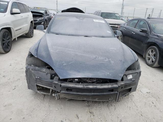 5YJSA1E23FF116650 - 2015 TESLA MODEL S Մոխրագույն լուսանկար 5