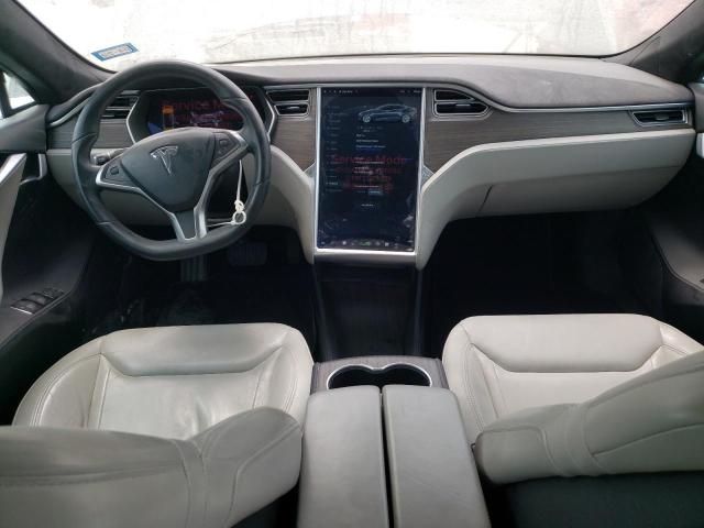 5YJSA1E23FF116650 - 2015 TESLA MODEL S GRAY photo 8