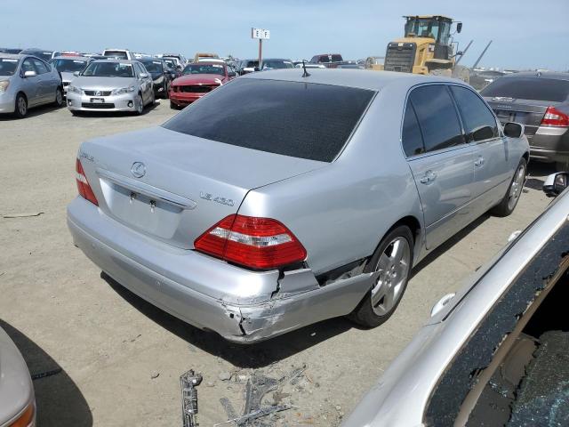 JTHBN36F355020503 - 2005 LEXUS LS 430 SILVER photo 3