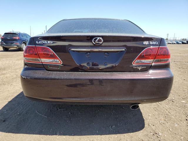 JTHBA30G565168358 - 2006 LEXUS ES 330 BURGUNDY photo 6