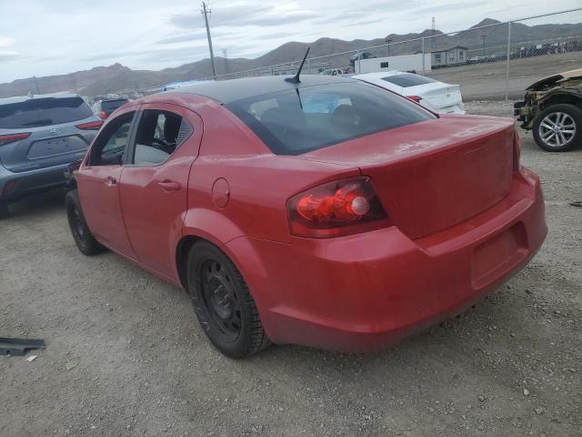 1C3CDZAB9DN530857 - 2013 DODGE AVENGER SE RED photo 2