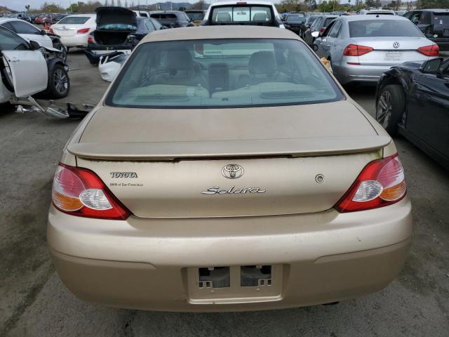 2T1CF28P22C601282 - 2002 TOYOTA CAMRY SOLA SE GOLD photo 6