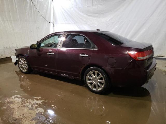 3LNHL2JC9BR770064 - 2011 LINCOLN MKZ BURGUNDY photo 2