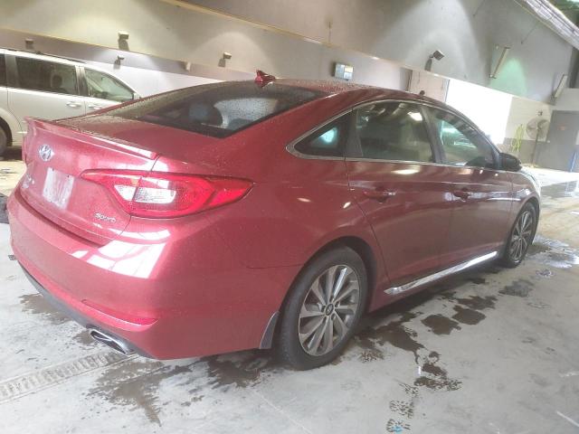 5NPE34AF9GH290744 - 2016 HYUNDAI SONATA SPORT RED photo 3