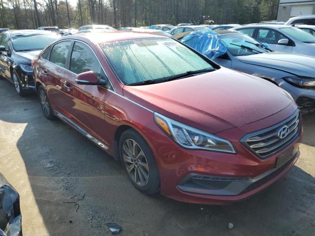 5NPE34AF9GH290744 - 2016 HYUNDAI SONATA SPORT RED photo 4